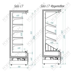 Холодильная горка SOLO L7 1500