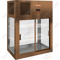 Настольная островная холодильная витрина HICOLD VRH O 790 Bronze