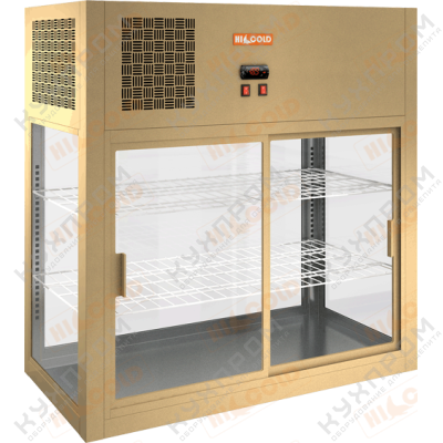 Настольная островная холодильная витрина HICOLD VRH O 990 Beige