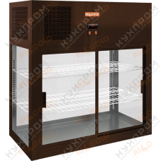 Настольная островная холодильная витрина HICOLD VRH O 990 Brown