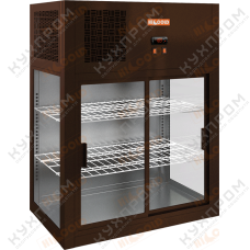 Настольная пристенная холодильная витрина HICOLD VRH 790 Brown