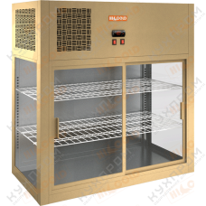 Настольная пристенная холодильная витрина HICOLD VRH 990 Beige