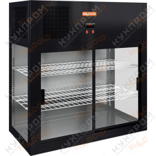 Настольная пристенная холодильная витрина HICOLD VRH 990 Black