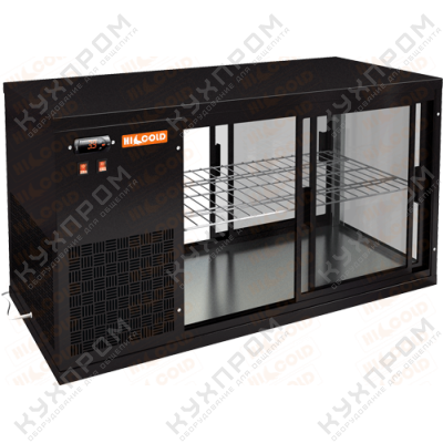 Настольная холодильная витрина VRL 1300 L/R Black