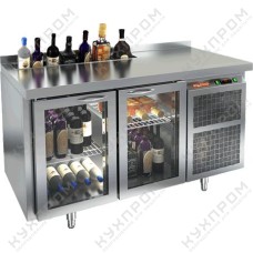 СТОЛ C ОХЛ.ШКАФОМ СО СТЕКЛ.ДВЕР.HICOLD GNG 11 HT V