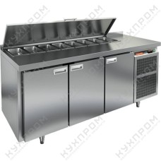 СТОЛ ДЛЯ САЛАТОВ HICOLD SL1-111GN C КРЫШК.