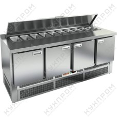 СТОЛ ДЛЯ САЛАТОВ HICOLD SLE1-1111GN С КРЫШК.