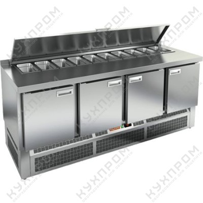СТОЛ ДЛЯ САЛАТОВ HICOLD SLE1-1111GN С КРЫШК.