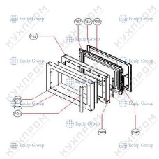ДВЕРЬ В СБОРЕ ДЛЯ ПЕЧИ HURAKAN HKN-WP900