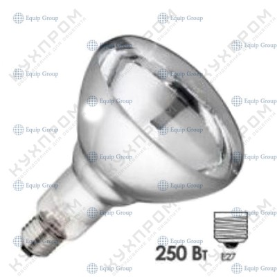 ЛАМПА 250W Е27 ДЛЯ ЛАМПЫ ИНФРАКРАСНОЙ HURAKAN HKN-DL