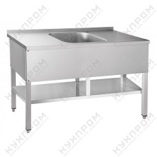 Стол для мойки овощей ABAT СМО-6-4 РН (вся нерж.)