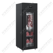 Холодильный шкаф для вызревания мяса CS107-Meat black Тип 1 со стеклом