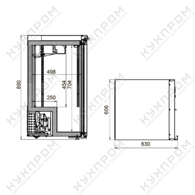 Шкаф холодильный фармацевтический ШХФ-0,2