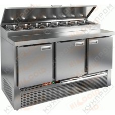 Стол охлаждаемый для пиццы нерж. HICOLD PZE1-111/GN (1/3H)